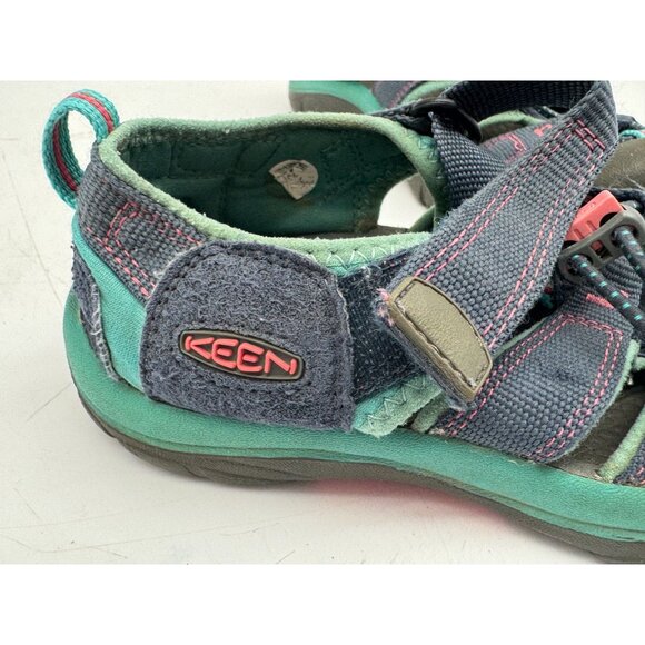 Keen Kids Newport H2 Sandals Size 4 Blue Outdoors Waterproof Strappy Textile - Picture 3 of 15